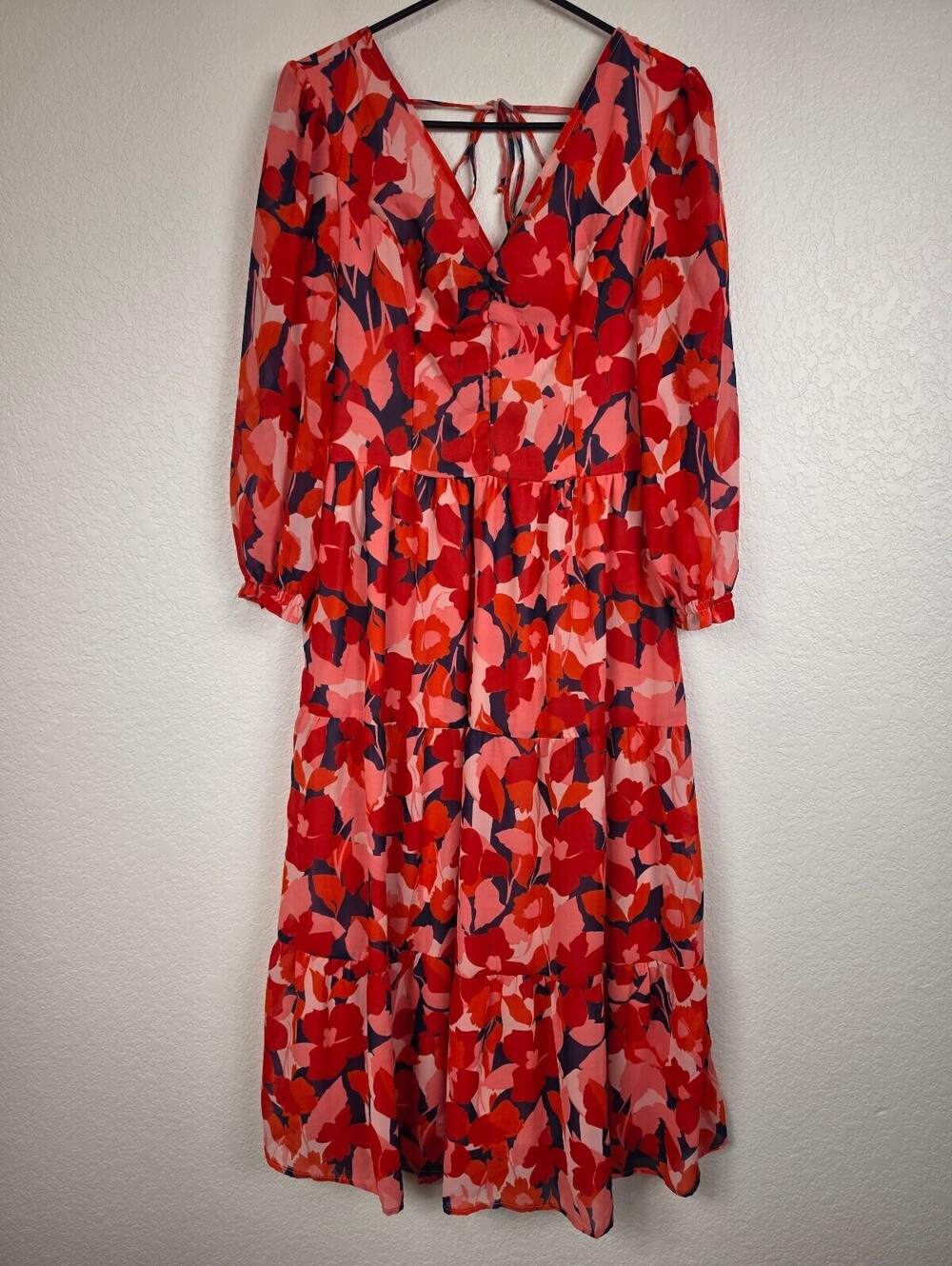 Anthropologie Sincerely Jules Floral Long Sleeve Dress